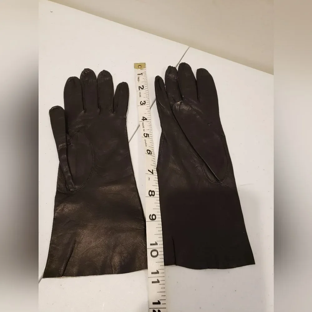 Max Mayer Leather Gloves Made In Italy